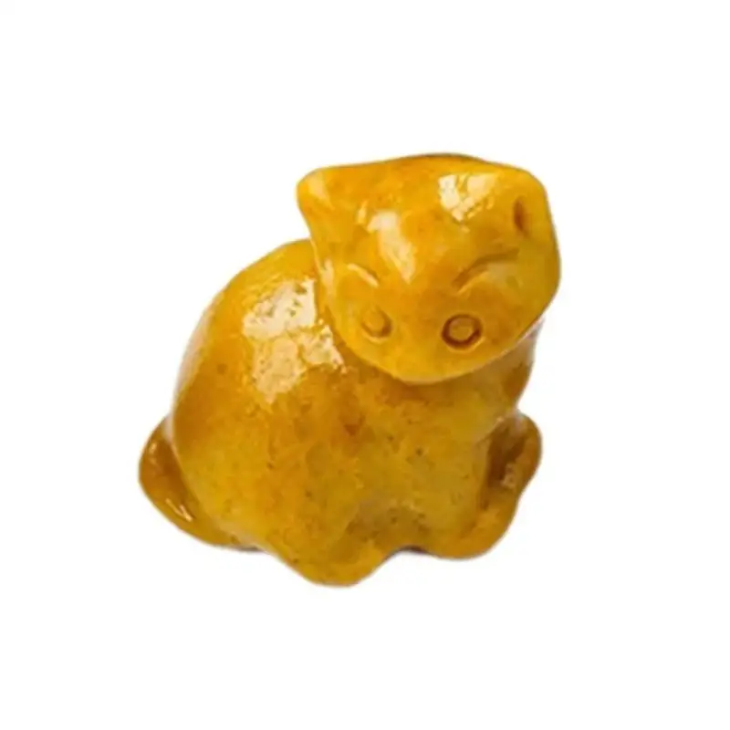 Figurine traditionnelle chats en Fengshui 652F, pour richesse, l'accent maison, symbole