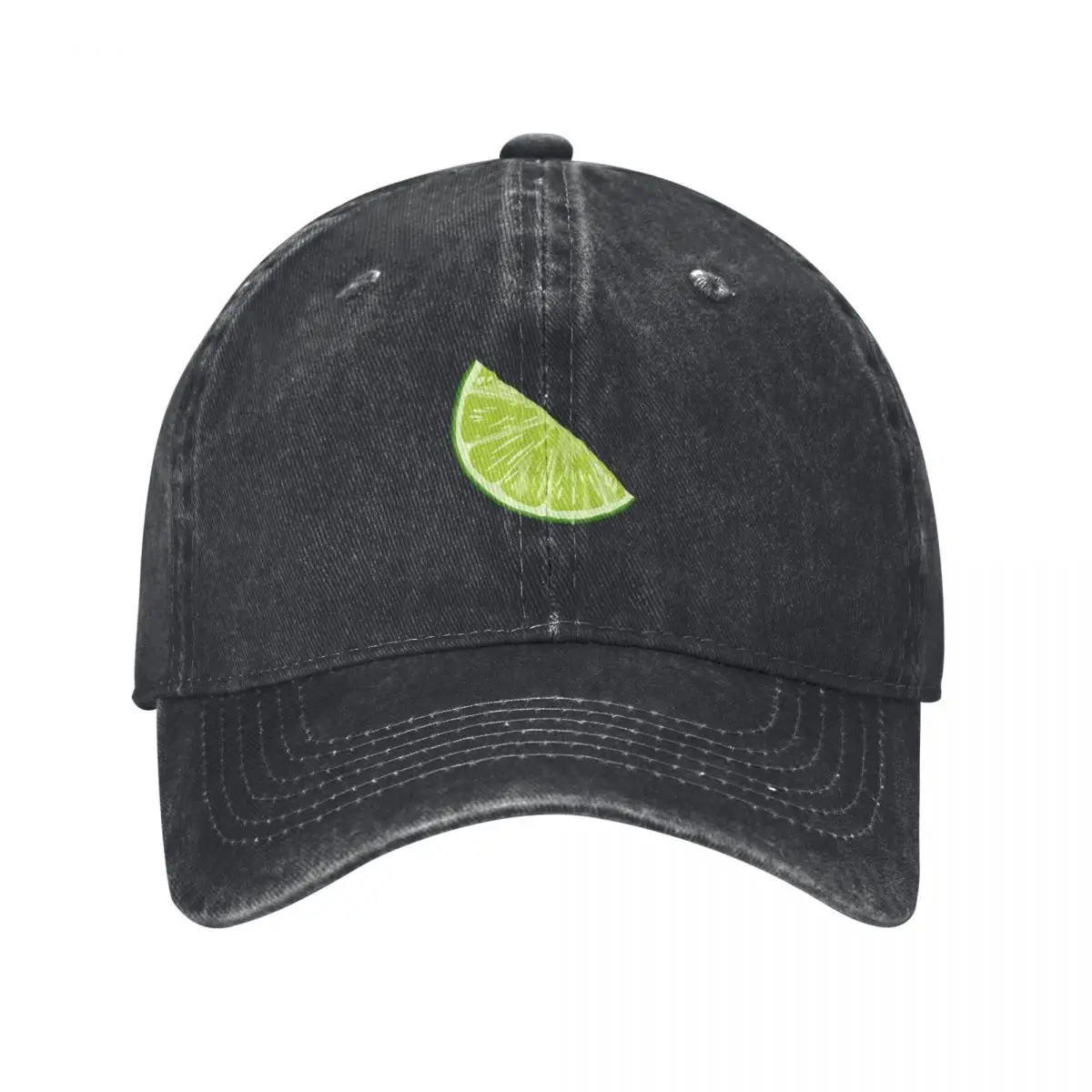 Wedge of a Lime Baseball Cap Sun Hat For Children Mountaineering sun hat Vintage Men Women's