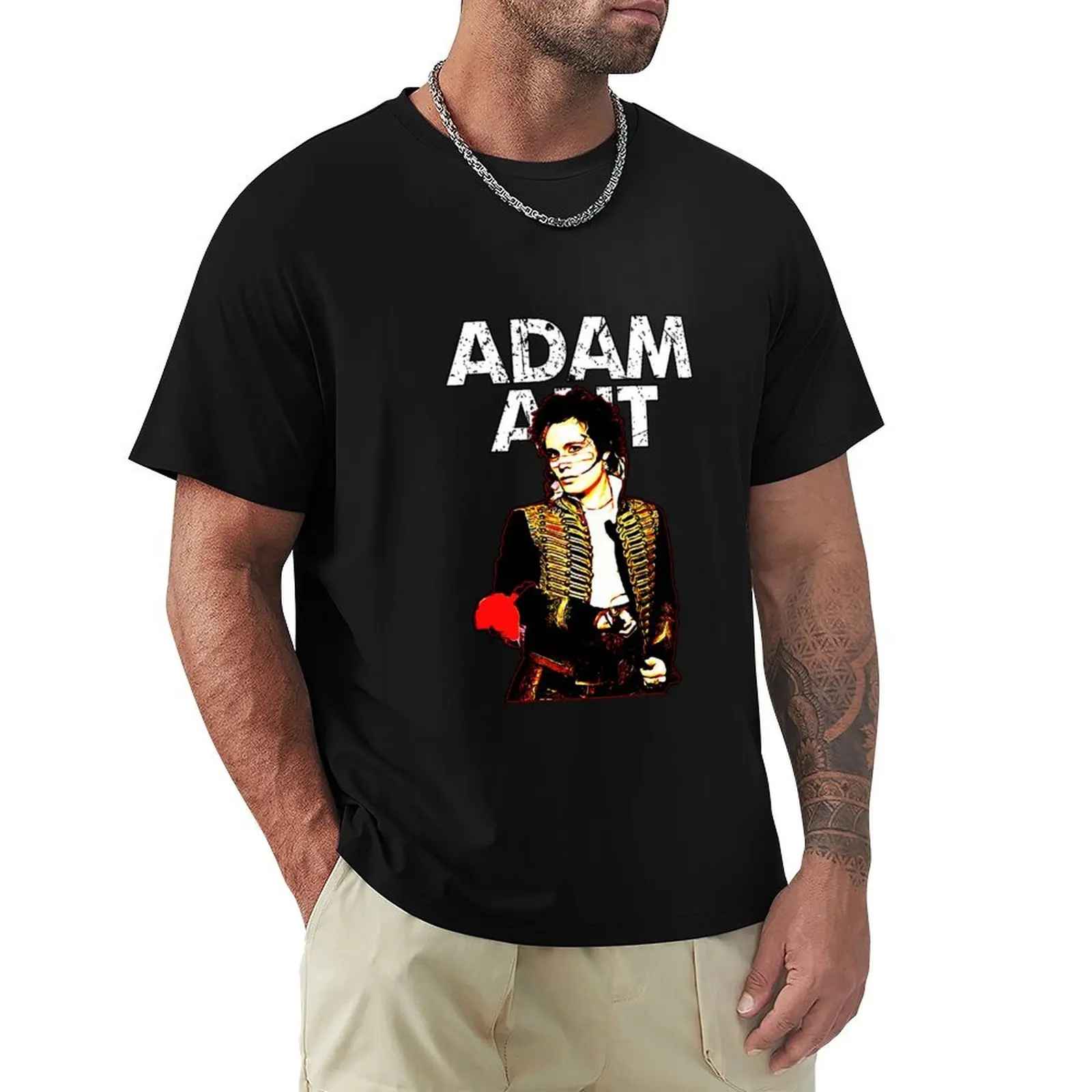 Best Seller : Adam Ant Best English singer musician and actor T-Shirt blanks plus size clothes graphics men clothings