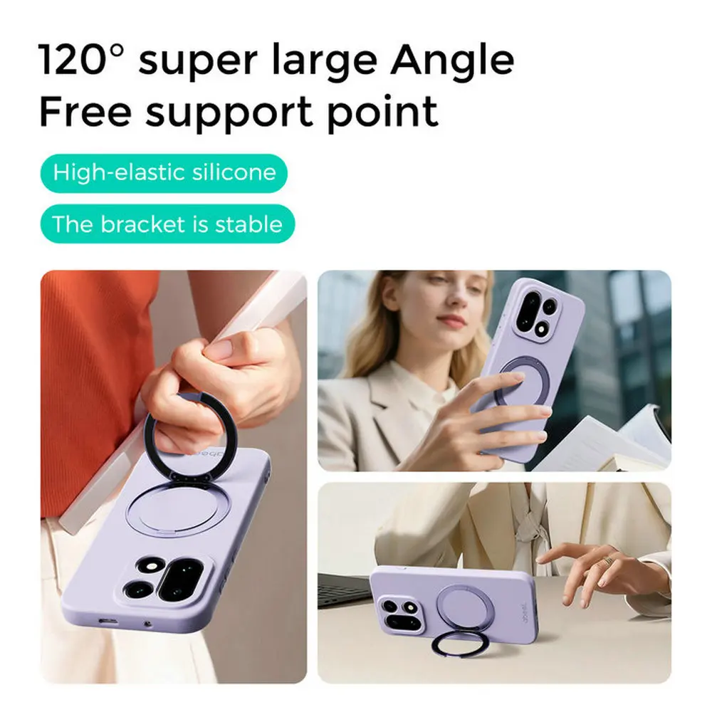 Etui Odporne na Wstrząsy do OnePlus 15 5G ABEEL Armor z Ochroną Obiektywu, Magnetycznym Pierścieniem na Tył i Funkcją Stojaka, Pasuje do OnePlus 15 13S 13T Funda — zdjęcie produktu 5