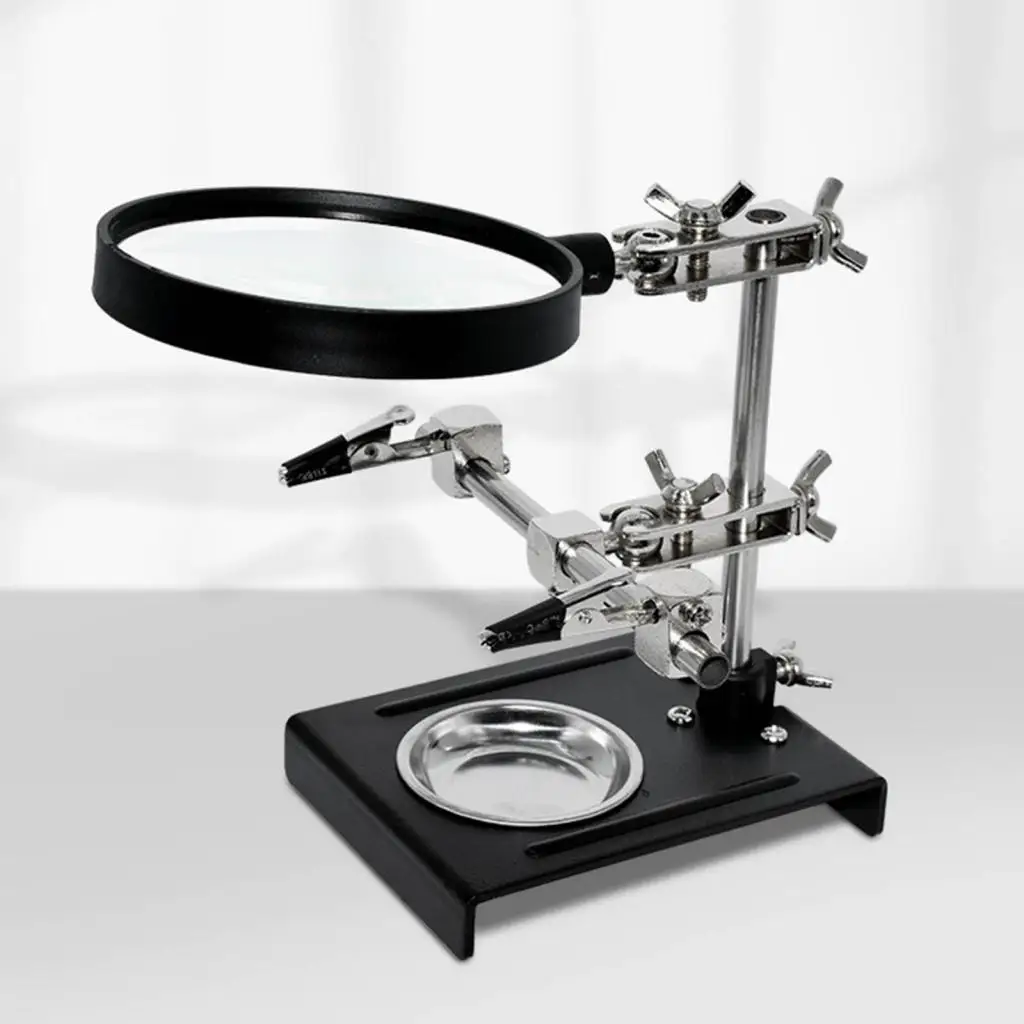 Third Hand Soldering Station for Electronic Repair Circuit Board Welding