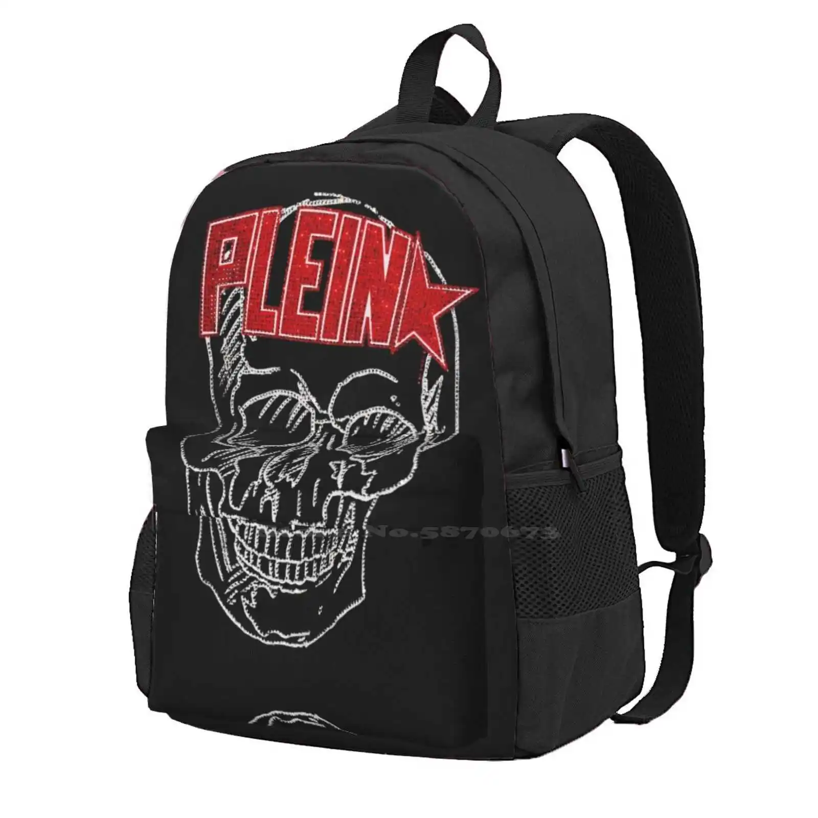 Plein Skull Star mochila escolar de gran capacidad, bolsas para portátiles, Skull Trend, Brandit