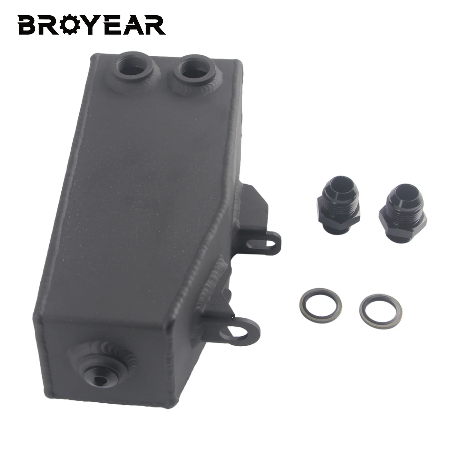 Broyear Hochwertige Aluminium-Universal-Ölauffangbehälter Tanks AN10 für GOLF GTI MK7/7,5 1,8/2,0 TSI/TFSI EA888 GEN 3 MQB