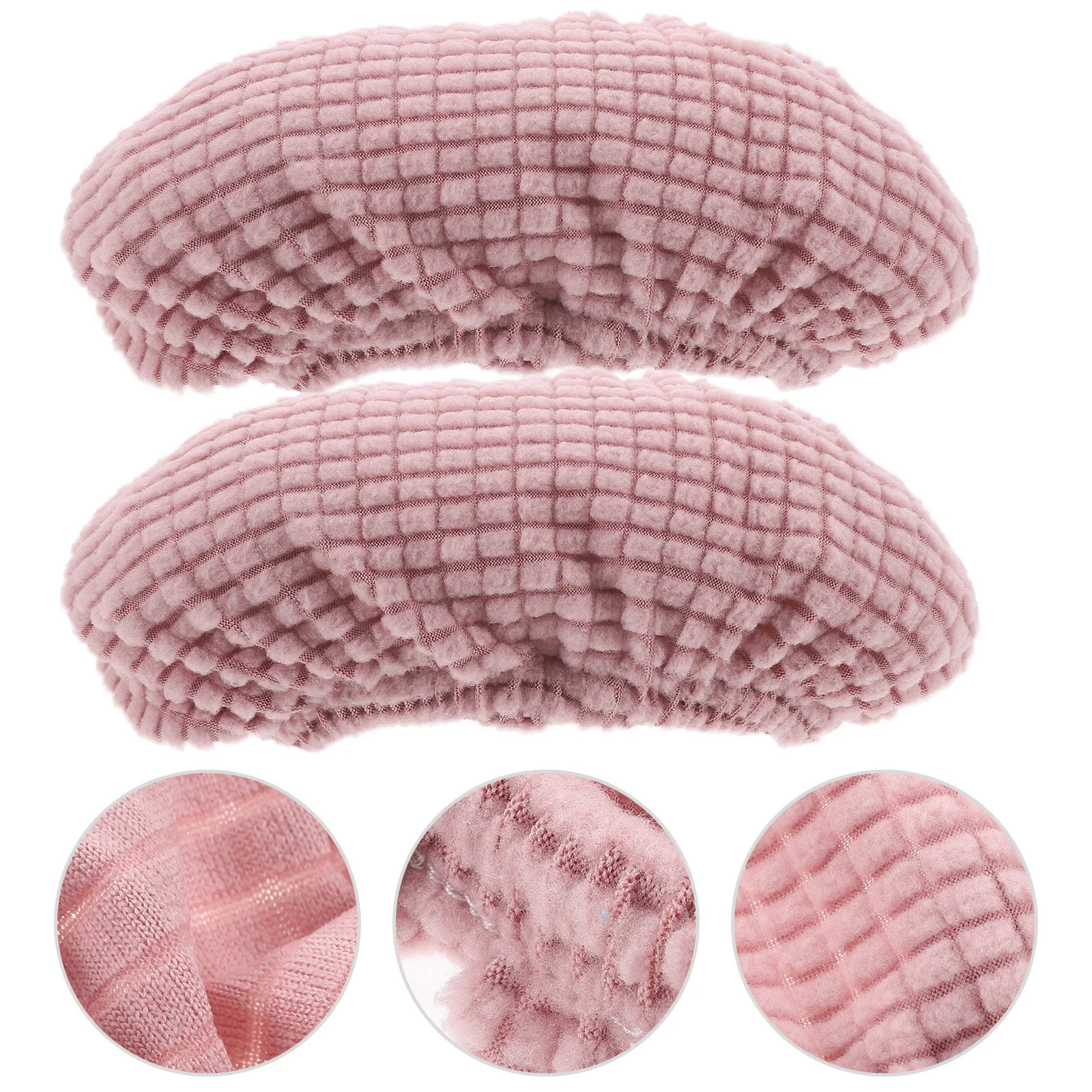 

2Pcs Chair Armrest Covers Thickened Elastic Handle Covers for Office Gaming Home Chairs Removable Washable Arm Support Cover