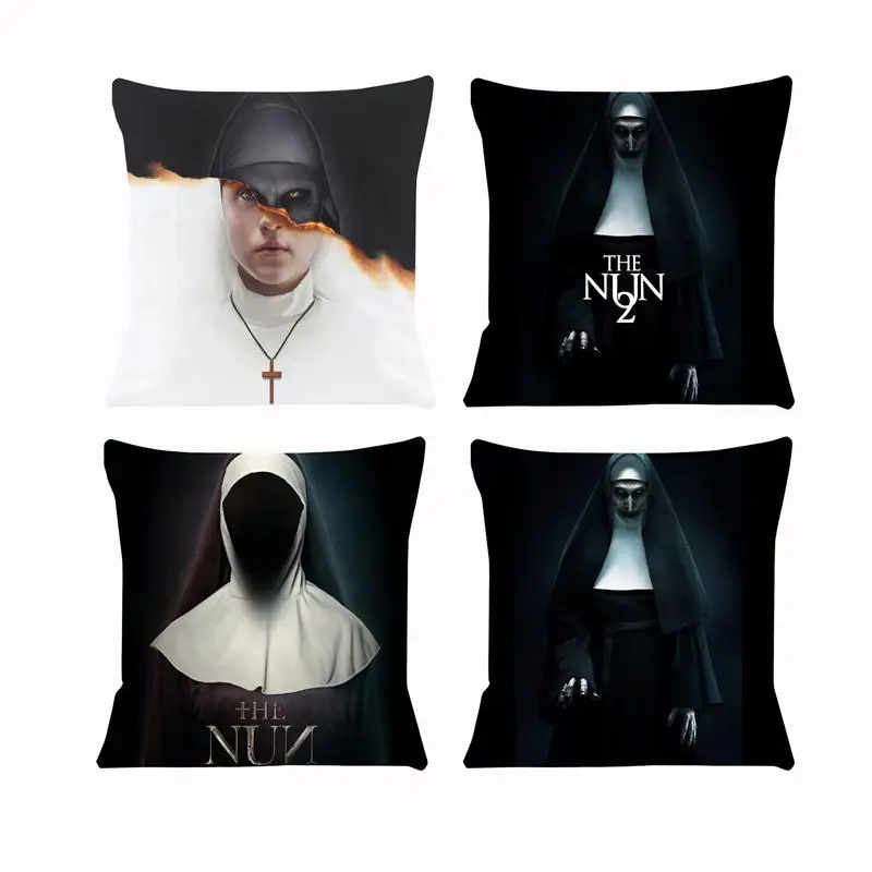 Cushion Cover The Nun Pillow Cases Anime Chair Car Sofa Pillow Cover Home Decorative Pillow SJ-361