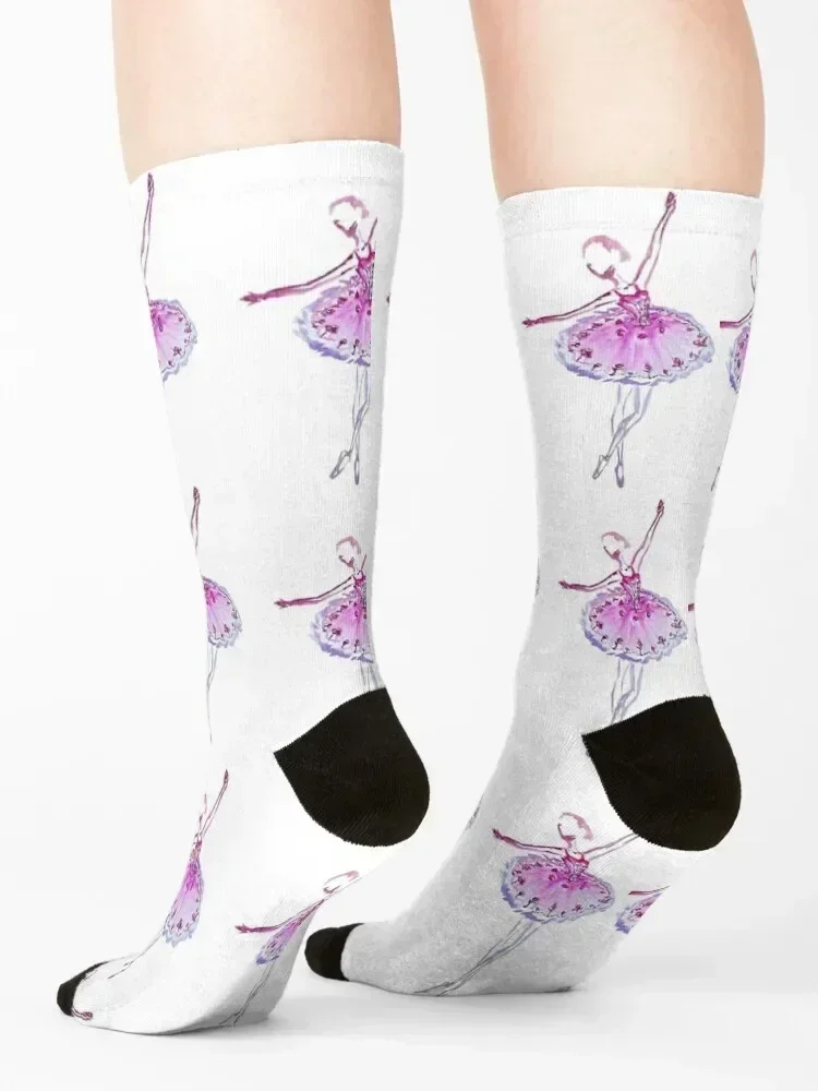 Dance of the Sugar Plum Fairy from the Nutcracker Socks funny gifts cartoon Lots valentine gift ideas Luxury Woman Socks Men's