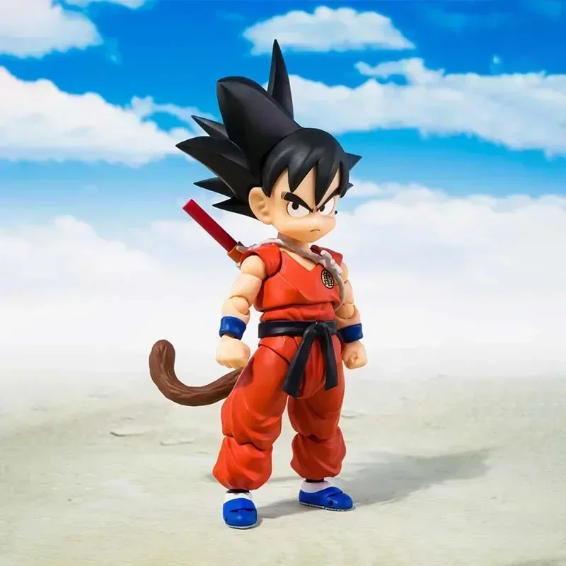 Bandai SH Figuarts SHF Dragon Ball Innocent Challenger Son Goku GT Anime Action Figures Toys Models Collectible Gift In Stock