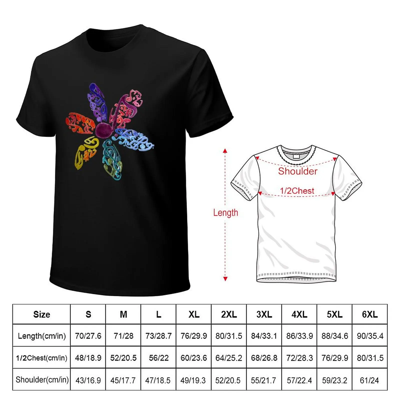 A Bouquet of Music T-Shirt Outdoor Working T-Shirt