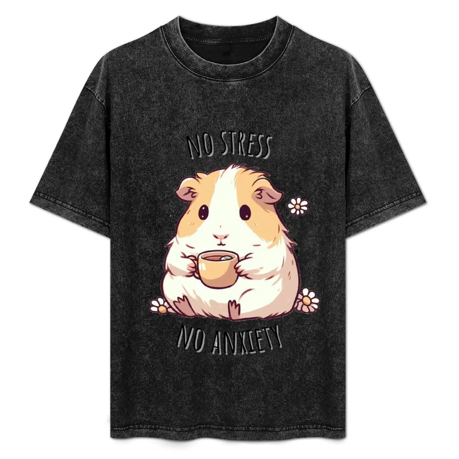 Chamomile Tea Guinea pig T-Shirt boys whites aesthetic clothes oversizeds Men's clothing