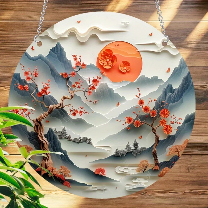 Acrylic Catcher - Waterfall Landscape Design, Perfect for Garden, Home and Party Decorations, Holiday Decorations image 4