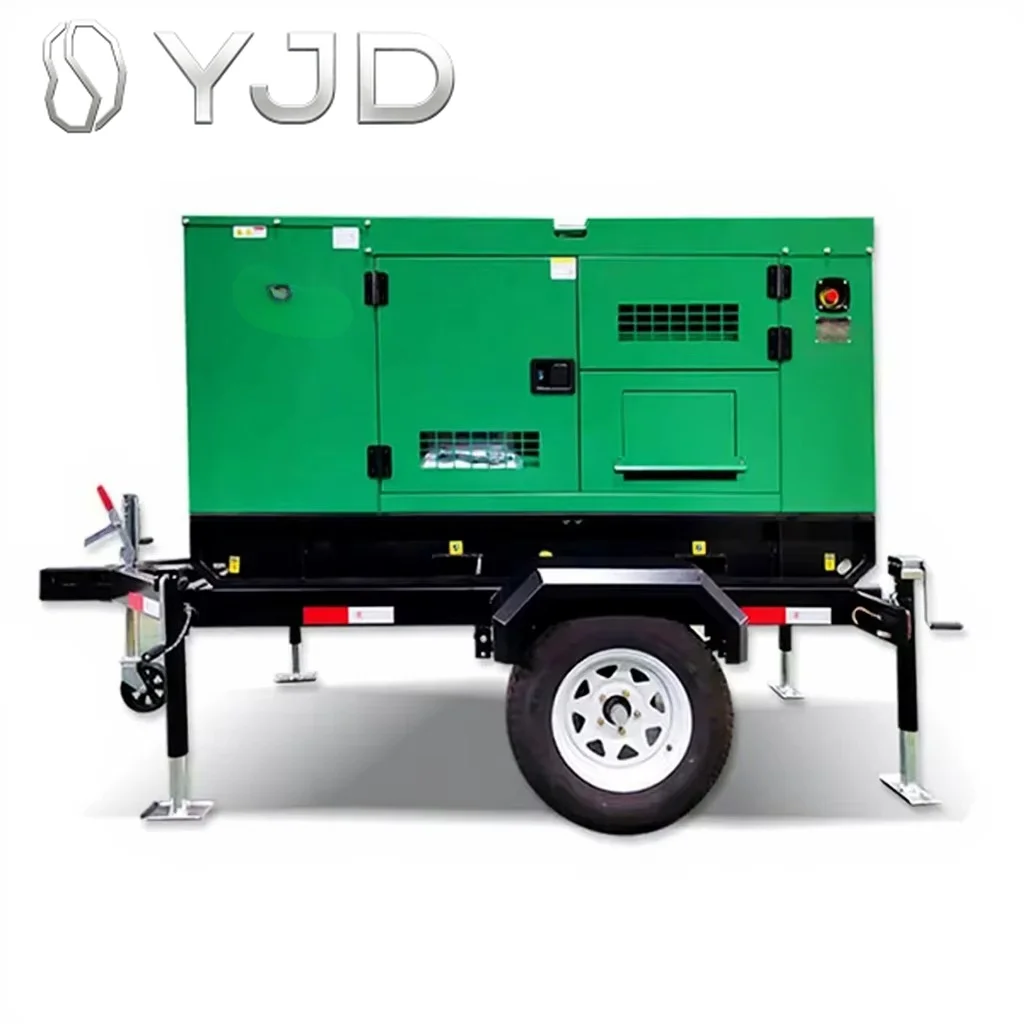 125KVA Silent Trailer Type Canopy Diesel Generator Set 100KW Auto Start Sound Proof Water Cooled BC Model