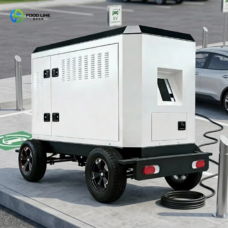 Customized Commercial Fleet Power Solution 400kW High Output Mobile Energy Storage Charging Station 106kWh 270kWh Storage