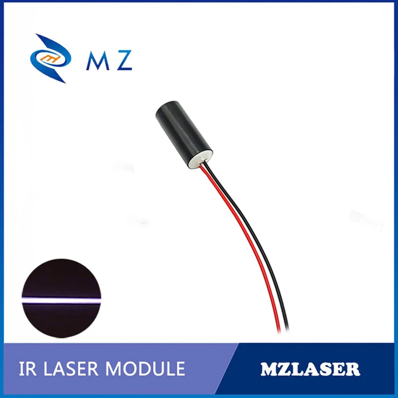 Modulo Laser linea IR 9mm 780nm 5mw obiettivo PMMA modello di circuito CW di azionamento APC di grado industriale