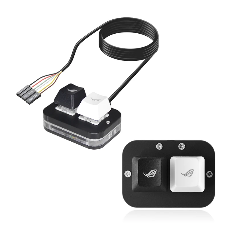 Picture 6: Computer desktop power button, PC case external power/reset switch modification button extension cable