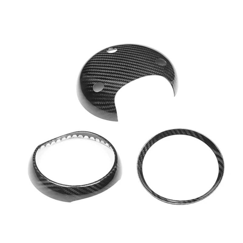 Car Tachometer Carbon Fiber Interior Modifications Personalization Accessories For MINI R55 R56 R60 JCW Car Decorative Stickers