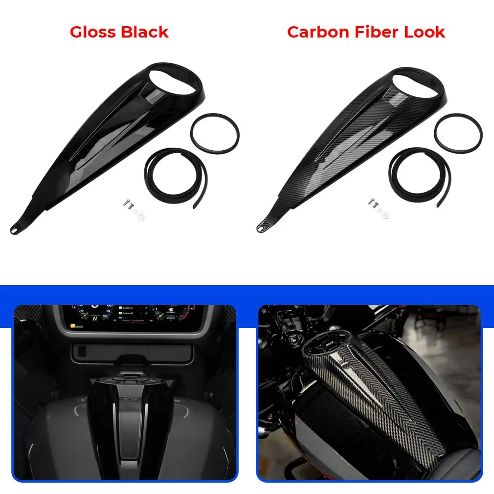 ABS Fuel Tank Dash Cover Console Panel Motorcycle For Harley Touring Road Glide Street Glide CVO/SE Limited FLHX FLHXSE 23-26