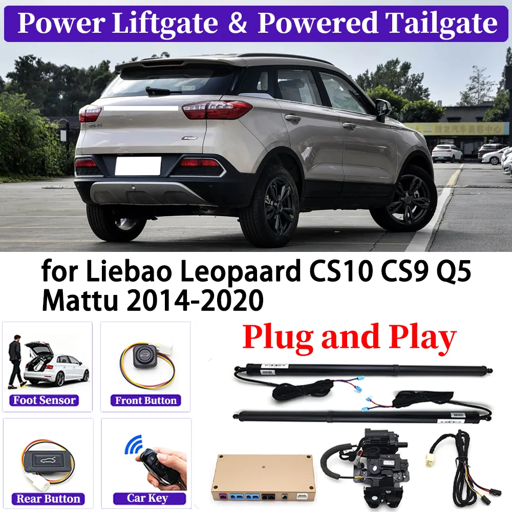 

for Liebao Leopaard CS10 CS9 Q5 Mattu 2014-2020 OEM Upgrade Car Automatic Power Liftgate Kit Smart Auto Electric Tailgate System