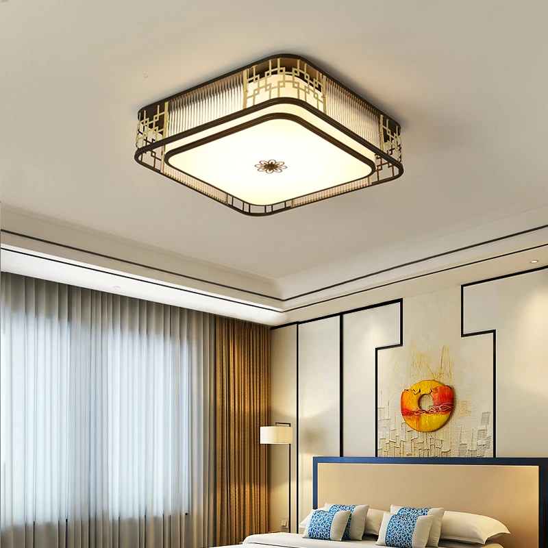 New Chinese style, ceiling lamp, bedroom, simple, modern, dining room, master bedroom