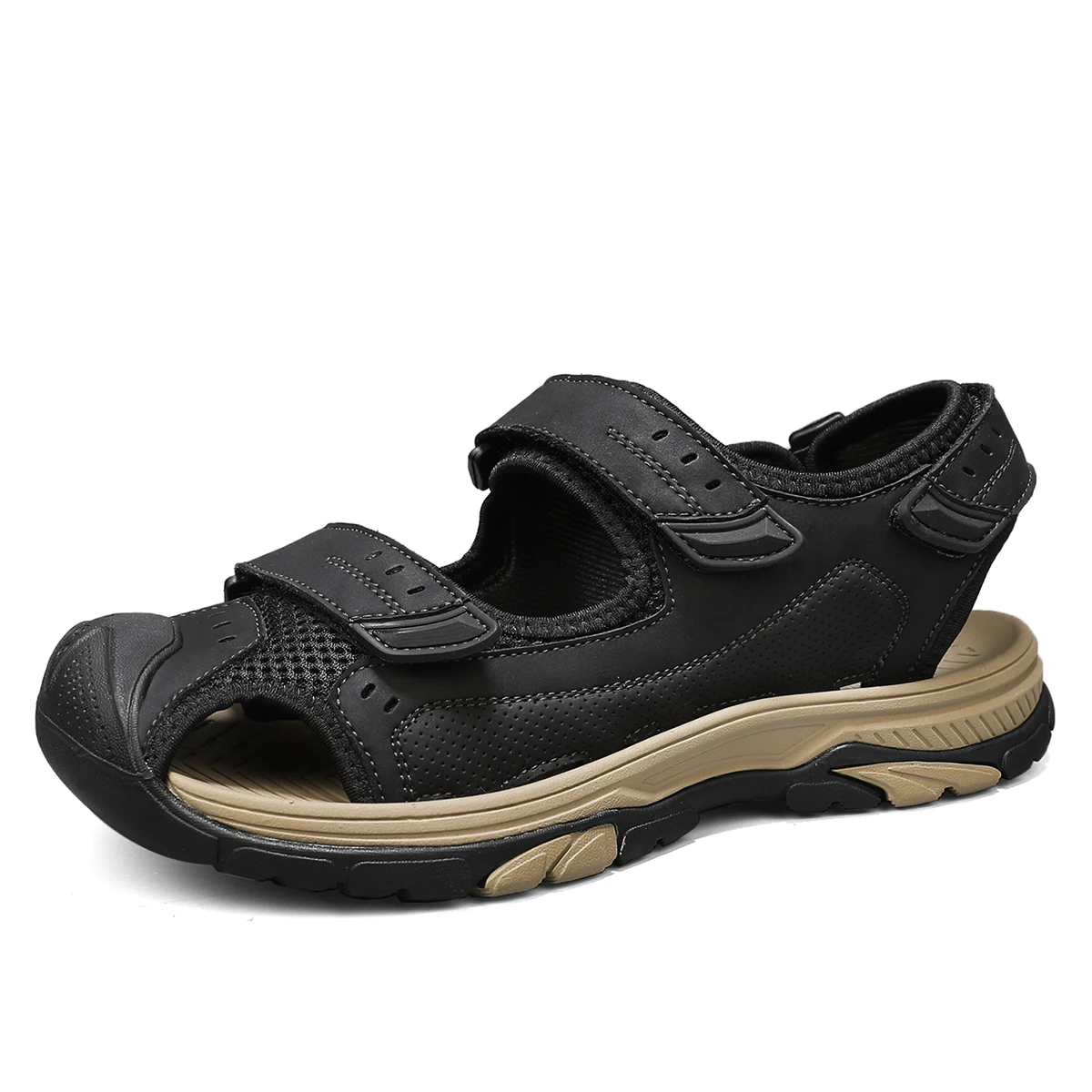Hot Sale Summer Men's Sandals Outdoor Non-slip Men's Beach Sandals Handmade Genuine Leather Men's Shoes Fashion Men Sneakers