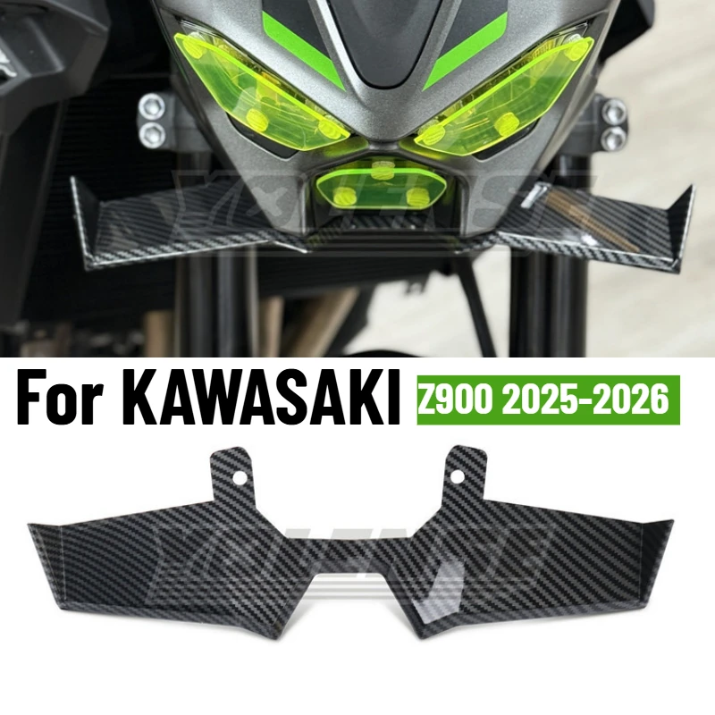 フロントエアロダイナミックウィングシェルフェアリングウィングレットカバー-kawasaki-z900-z-900-2025-2026-オートバイ保護ガードアクセサリー