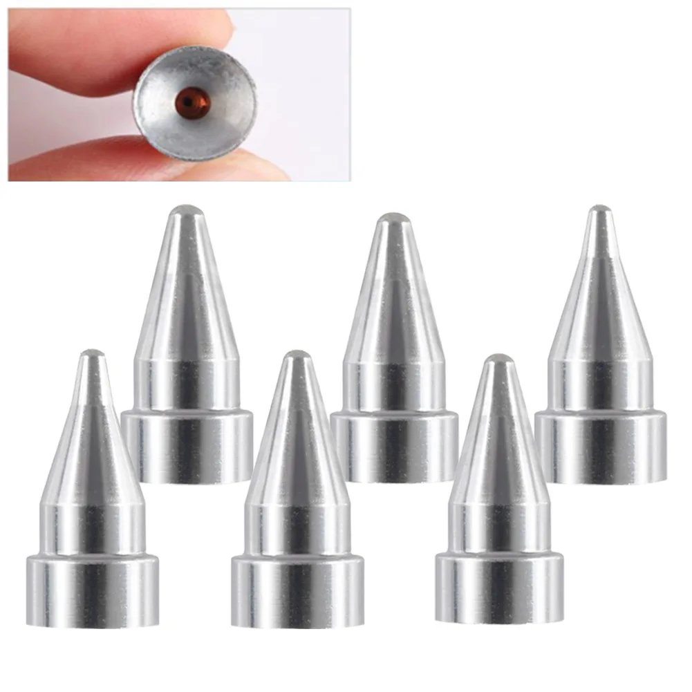 

1pcs 1.0 MM Welding Nozzles Header Iron Tips For 802 808 809 807 817 A1002- 7 Series Metal Soldering Welding Tip Header