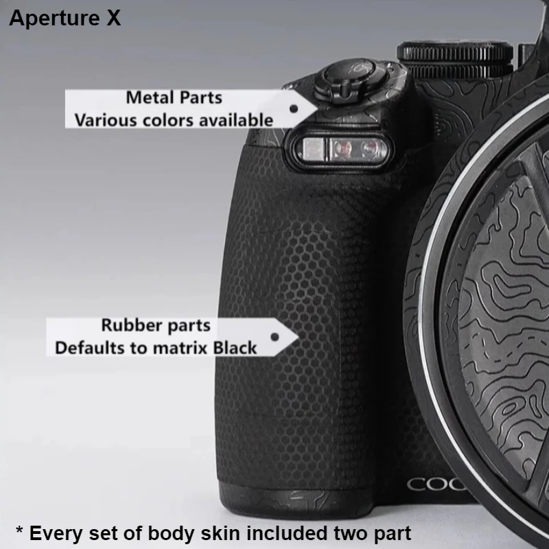 Autocollant pour appareil photo Nikon COOLPIX P1100, autocollant de protection pour appareil photo Nikon P1100, enveloppe de protection Nikon P1100