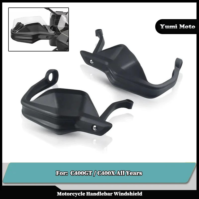 

Motorcycle Full Set Shield Hand Guard Protector Windshield For BMW C400GT / C400X All Years