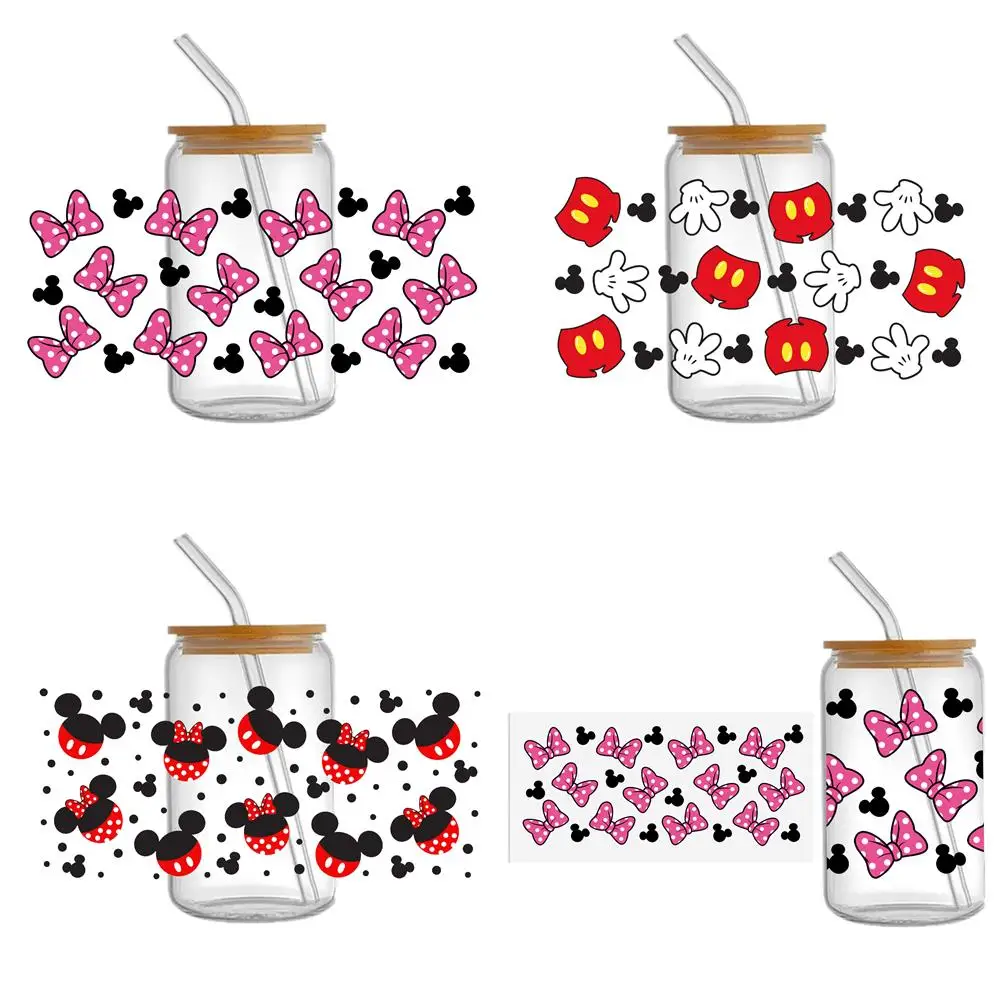 

Personalize Disney Mickey Minnie UV DTF Sticker For Cups Wrap Transfer Sticker Custom Labels DIY Logo Self-adhesive,1Yc70900