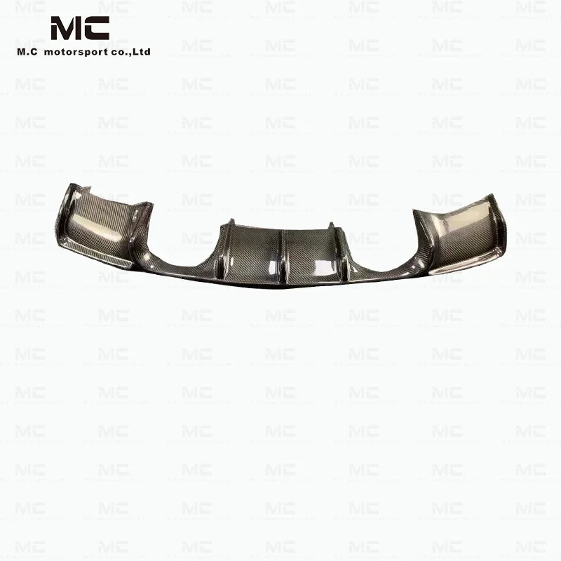 V Style Carbon Fiber Body Kit Rear Bumper Diffuser for BMW 3 Series E92 2006-2014