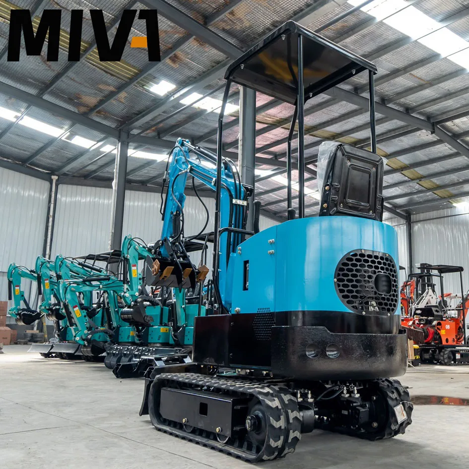 Factory Prices Compact 1tons Mini Excavator Portable Crawler Mini Escavatore Diesel Engine 1.2ton Micro Excavator Customizd