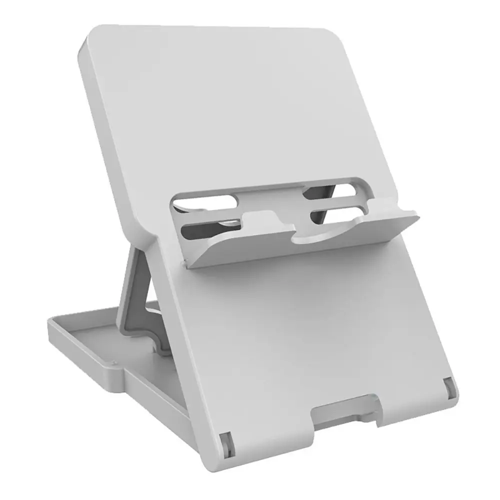 Desktop Holder for Nintendo Switch/Steam Deck/Phone/iPad, Portable Folding Non-Slip Stand,4 Levels Angle Adjustment