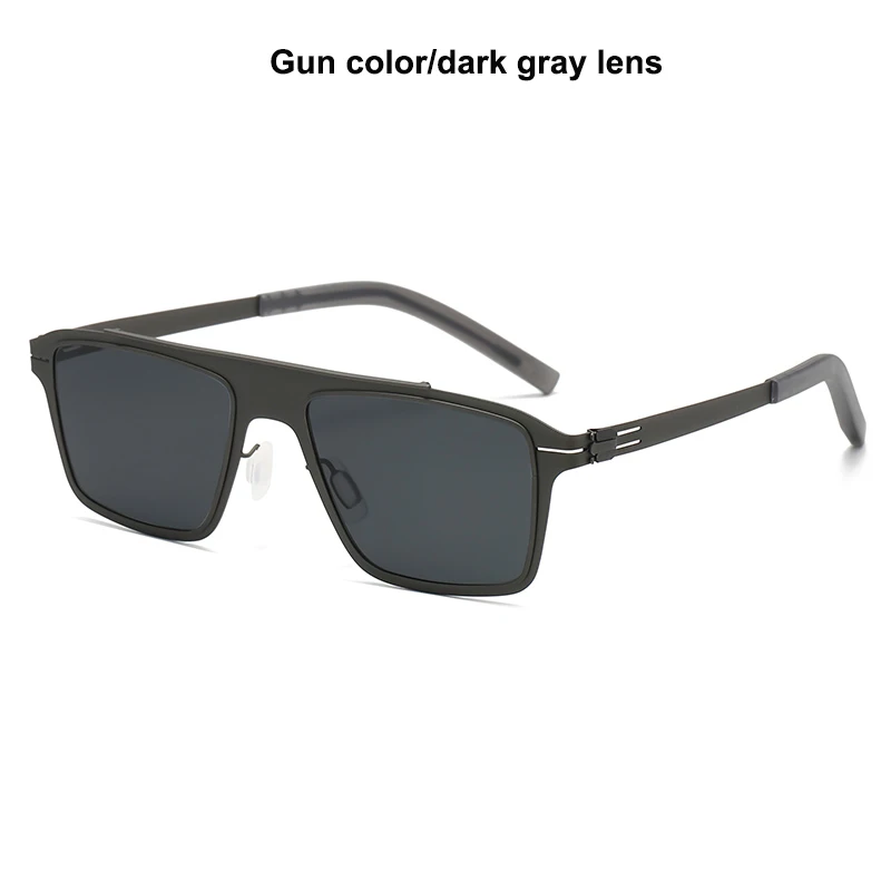 

2025 Classic Retro Sun glasses AMG05 Steel sheet Sunglasses polarized Unisex Lightweight Protection for Outdoor Driving Sports