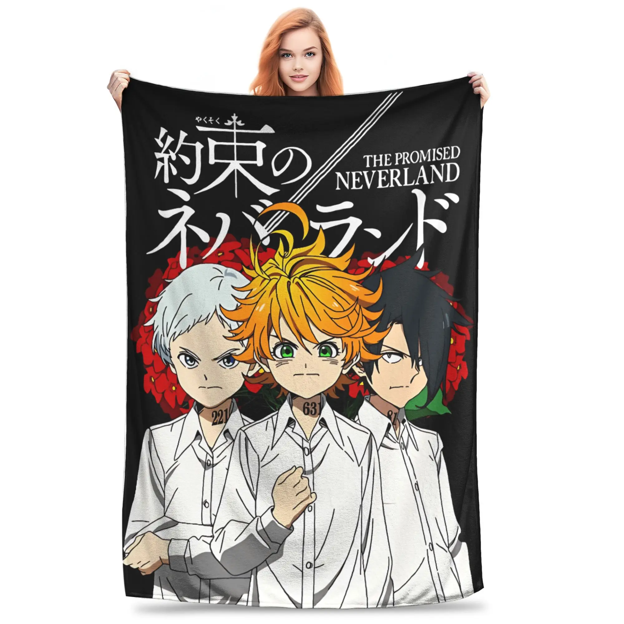 وعد نيفرلاند الفانيلا بطانية الربيع إيما راي نورمان الثلاثي لينة رمي بطانية الأريكة السرير رقيق المفرش أريكة غطاء سرير