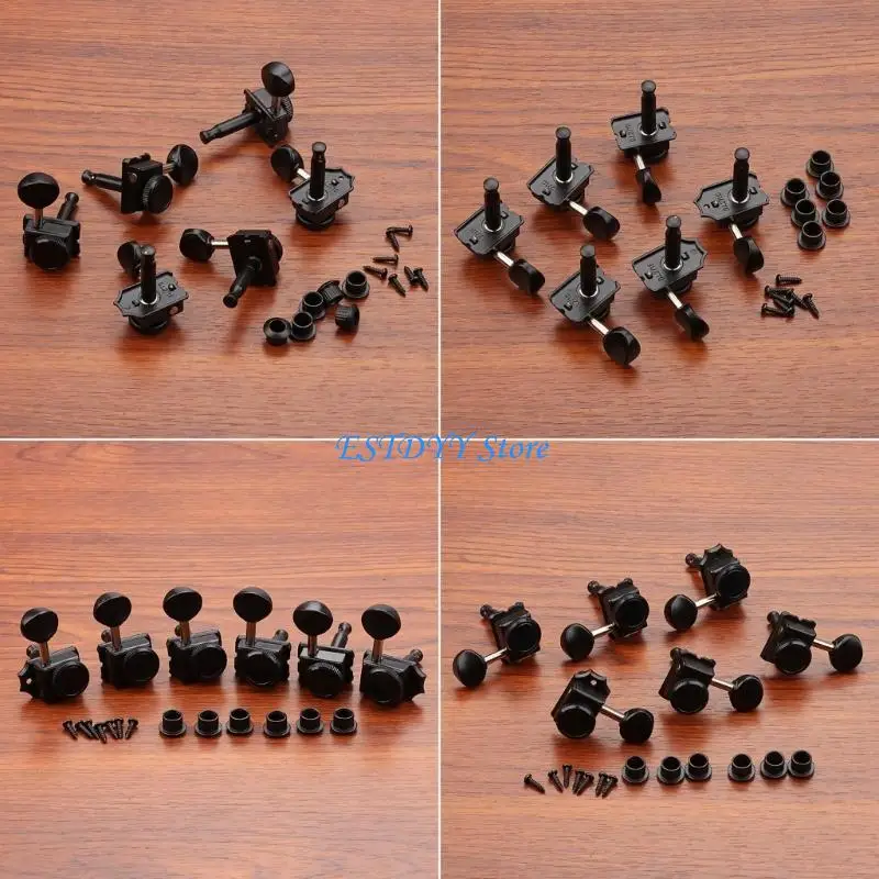 

G6DE Electric Acoustic Guitar Tuner Machine Head Knobs 6 Right Guitar String Pegs
