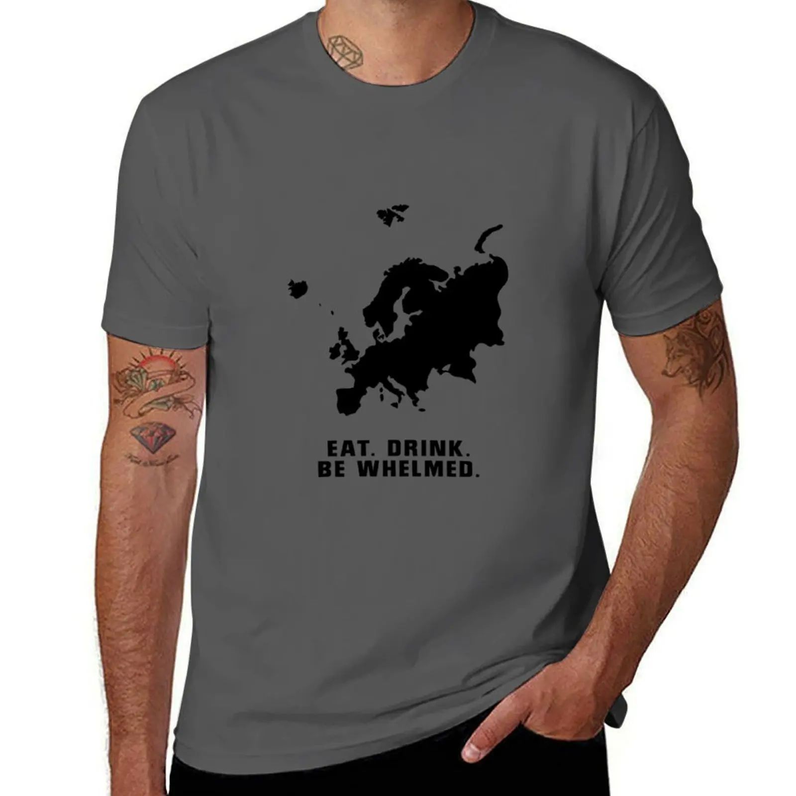 10 Be Things Eat. Bebo. About Europe Hate Whelmed You - - Camiseta informal de larga duración