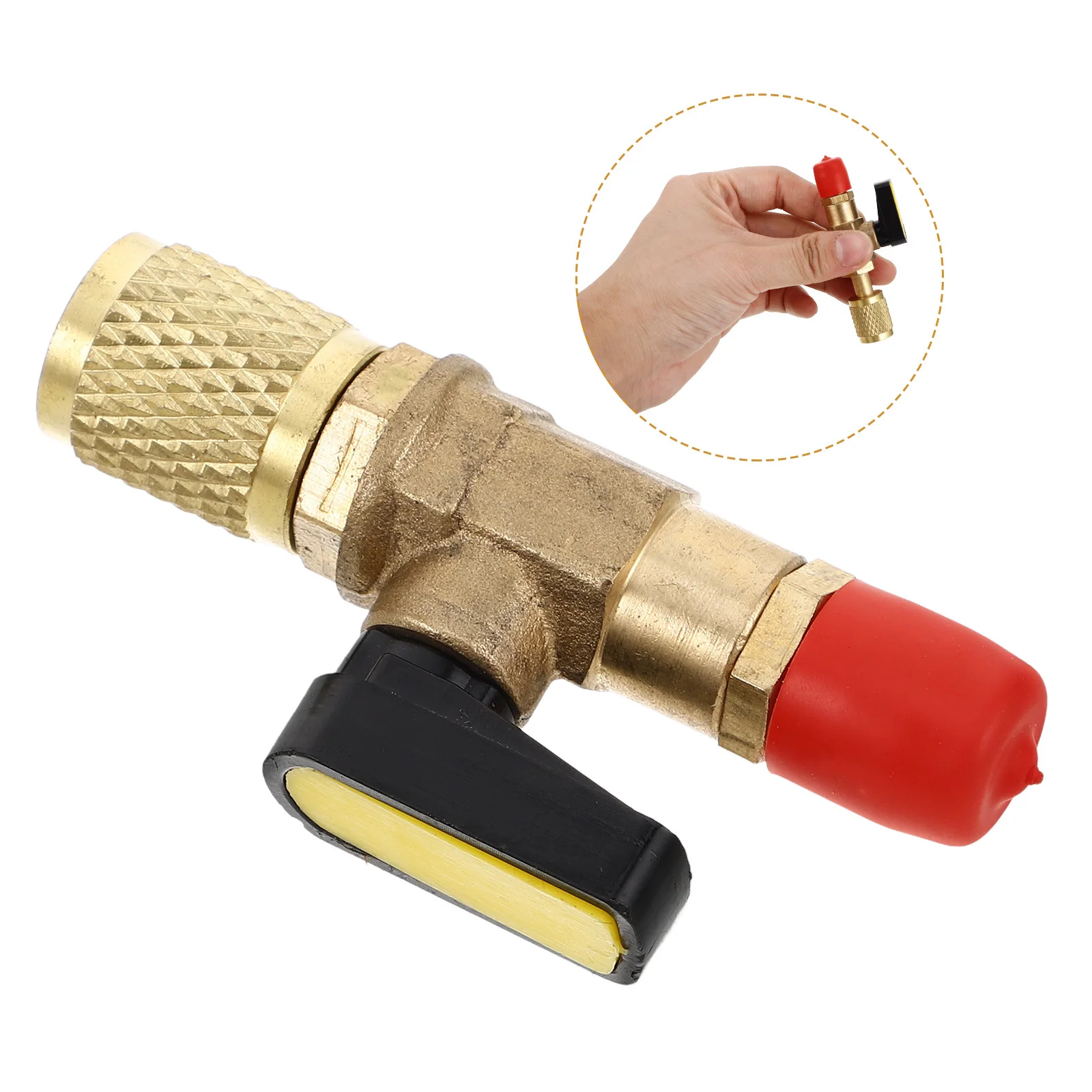 

Versatile Design Refrigeration Ball Valve Conditioning Valve Compact Brass Valves Air Conditioner Refrigerant Charging Safety