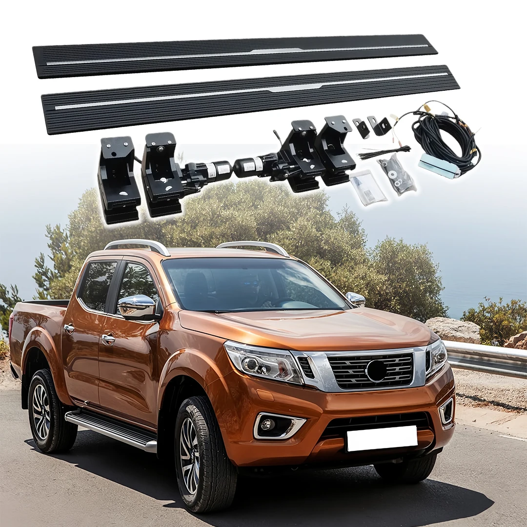 Ausfahrbare elektrische Trittbretter passend für Nissan NAVARA 2018-2022 2023 Powerstep Einziehbare LKW-Trittbretter