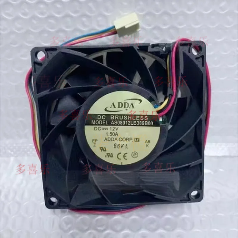 

EE для ADDA AS08012LB389B00 DC12V 1,5A 4-проводной 80*80*38 мм осевой вентилятор охлаждения