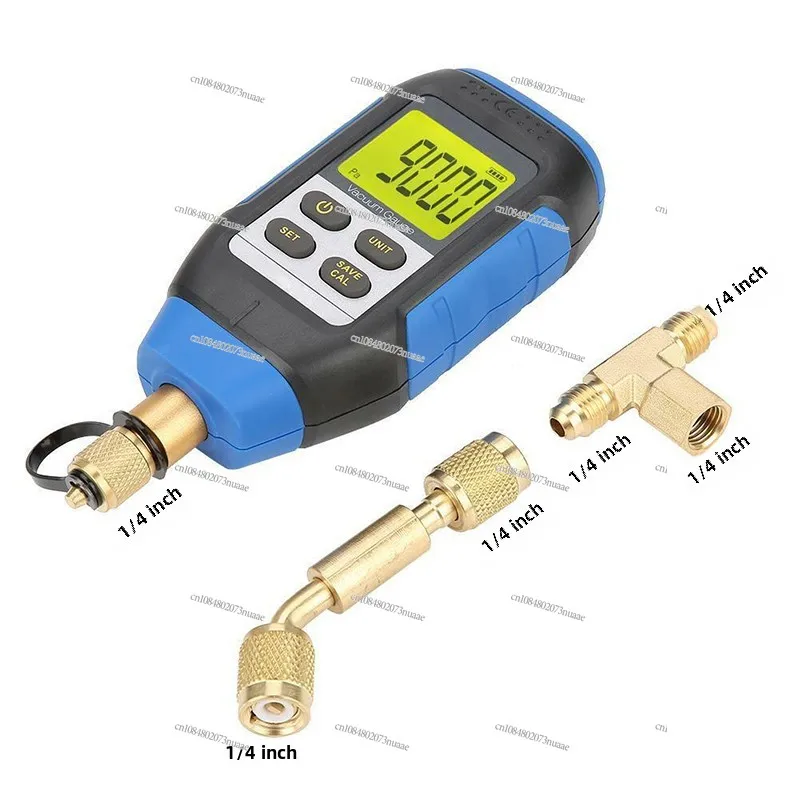 VMV-1 Digital Vacuum Gauge, Absolute Pressure Gauge Digital Electronic High Precision Pressure Gauge Digital Vacuum Gauge