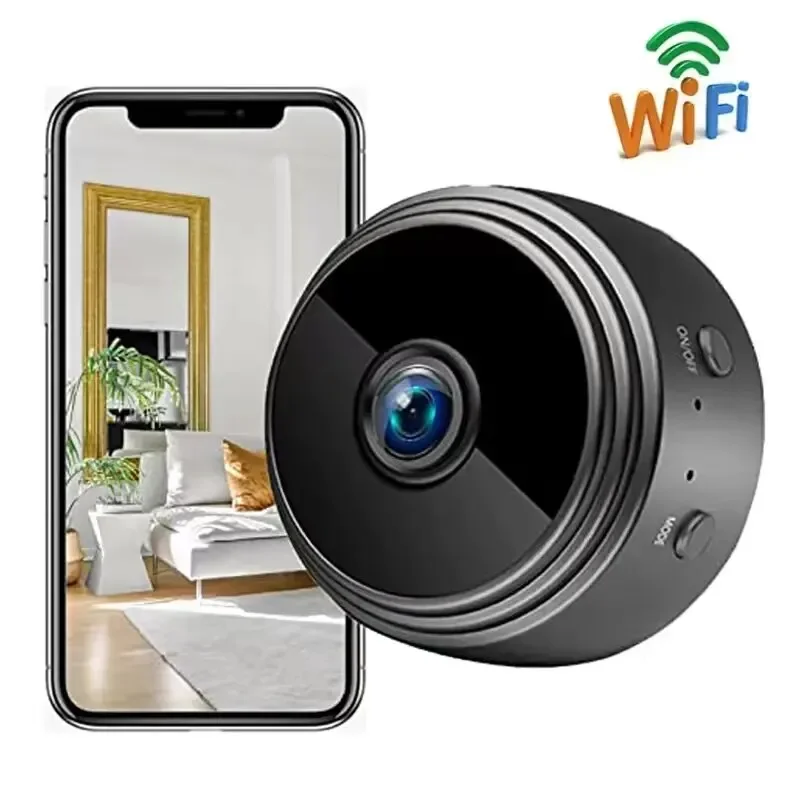 Imagem -02 - Mini Câmera de Segurança sem Fio Monitor Remoto Filmadoras Vigilância por Vídeo Smart Home hd Cam Proteção Wifi Novo a9