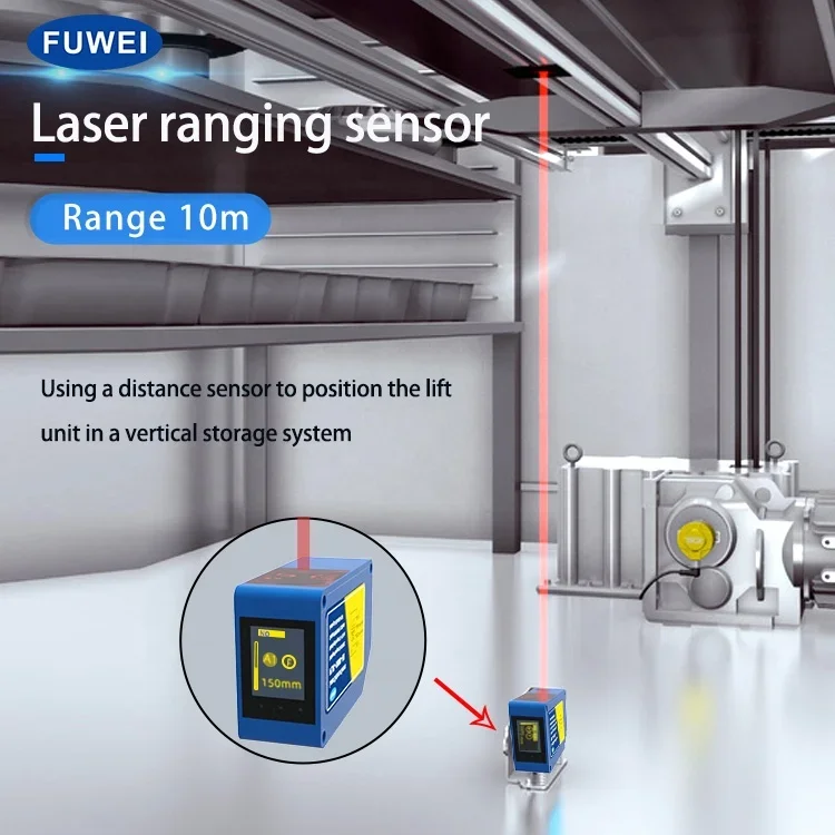FUWEI Range 10m Switching Analog High Precision Laser Distance Measurement Sensor