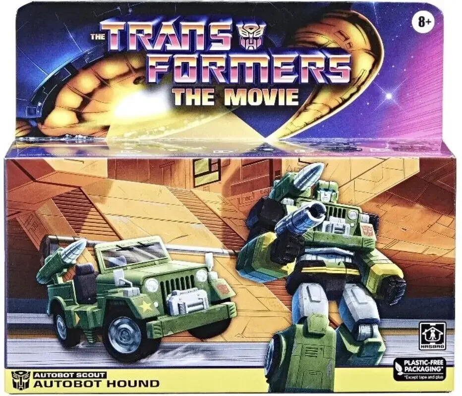 In Stock Transformers Retro TF1986 Movie G1 Hound Walmart Action Figure Model Collection Ornaments Hobbies Toys Birthday Gift