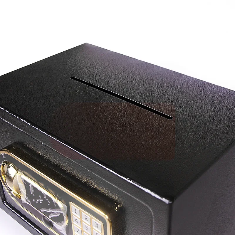 20EB Mini Electronic Password Safe Home Office Hotel Small 20CM Deposit Box 2.7mm Solid Steel Plate