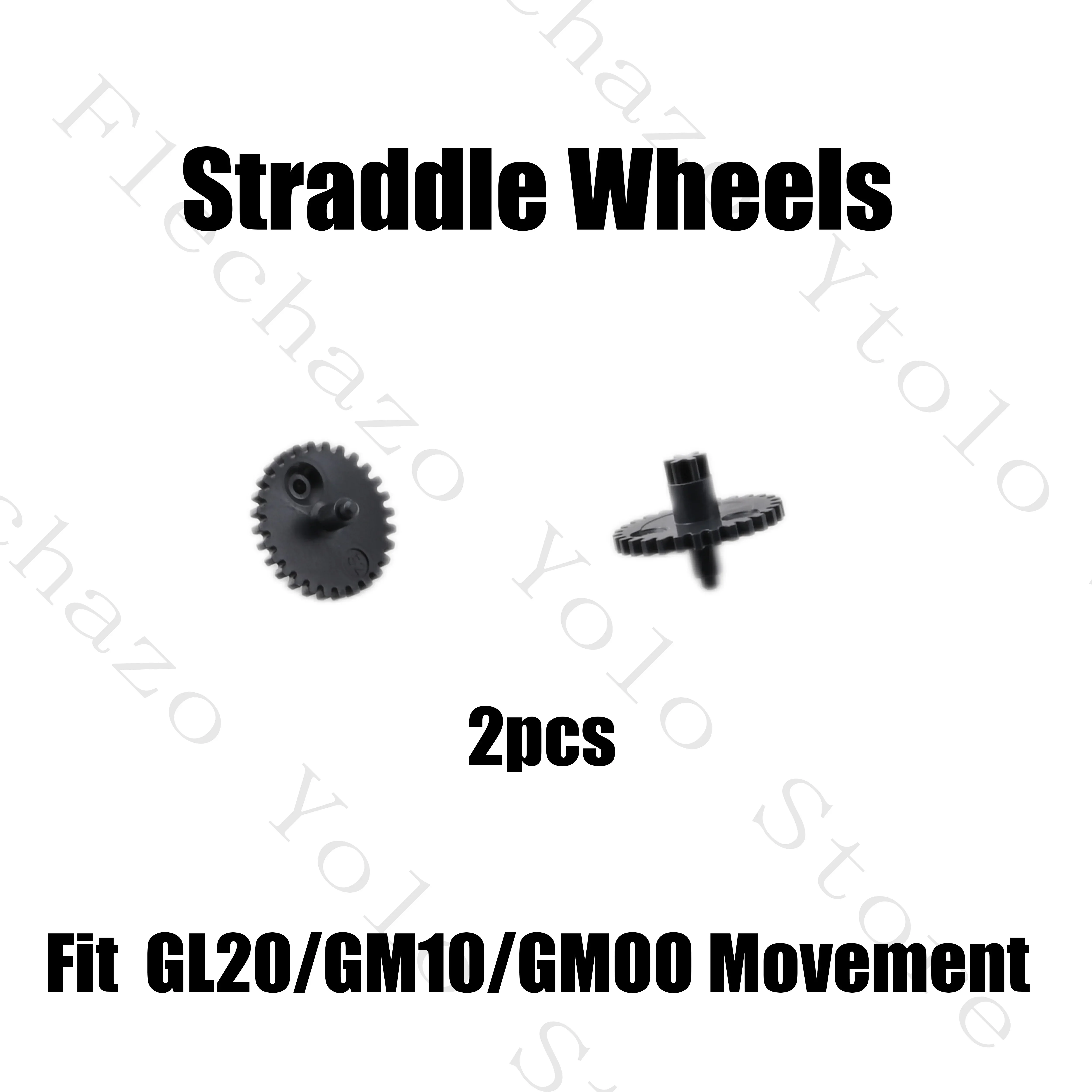 2/5 pcs GL20 GM00 GM10 Movement Straddle Wheels Fit GL20 GM00 GM10  Movement Repair Tool Parts Aftermarket Replace Spare Parts