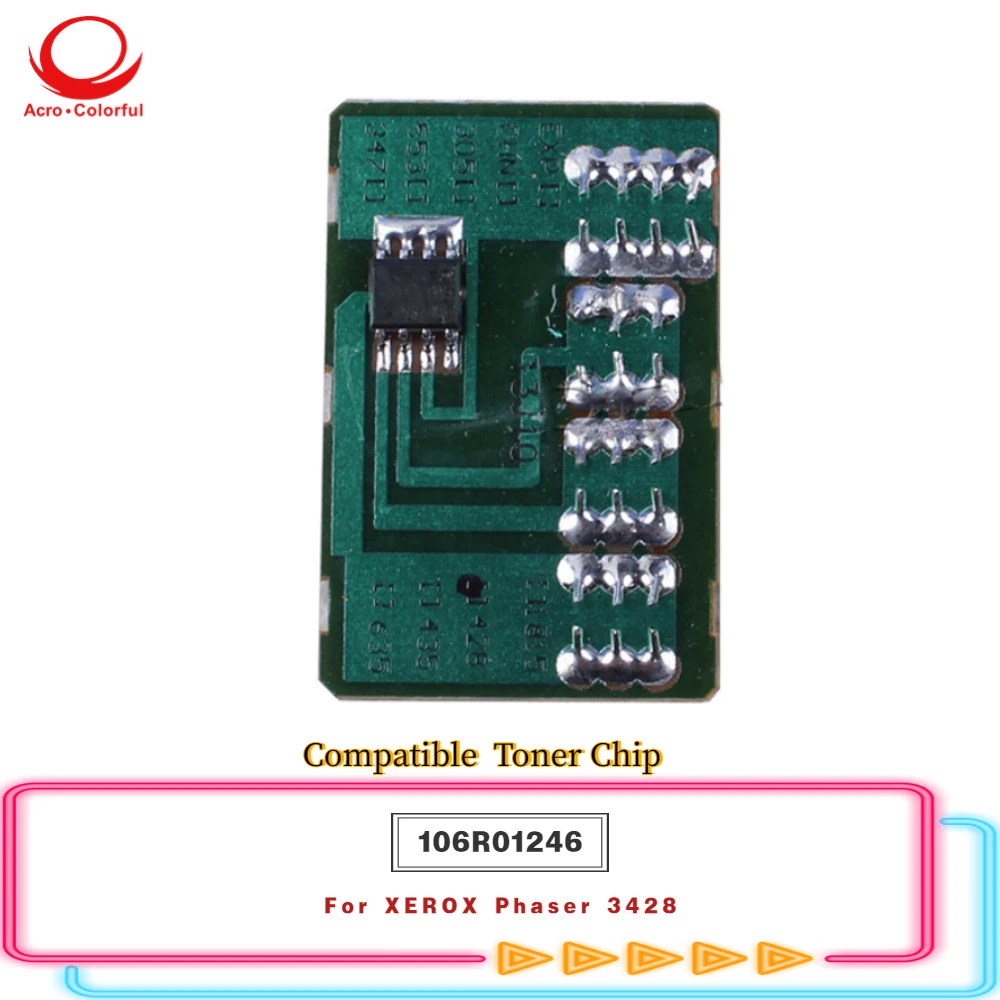 Compatible 106R01246 Toner Cartridge Chip Apply to XEROX Phaser 3428 Laser Printer