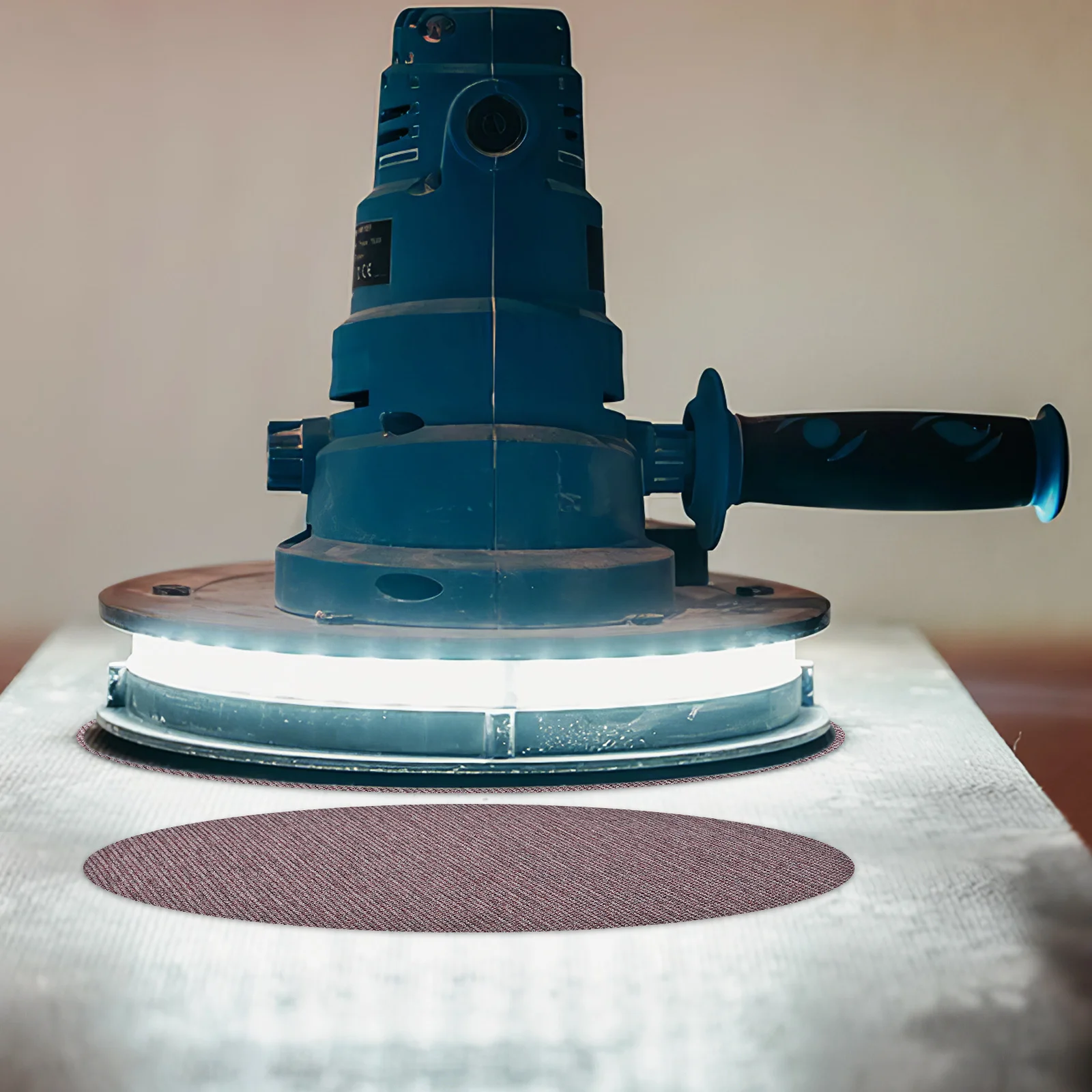 

10Pcs Drywall Sandpaper Assortment 80-320 Grit Hook Loop Discs Sanding Pads for Wall Repair Polishing Sanding Discs Sandpaper