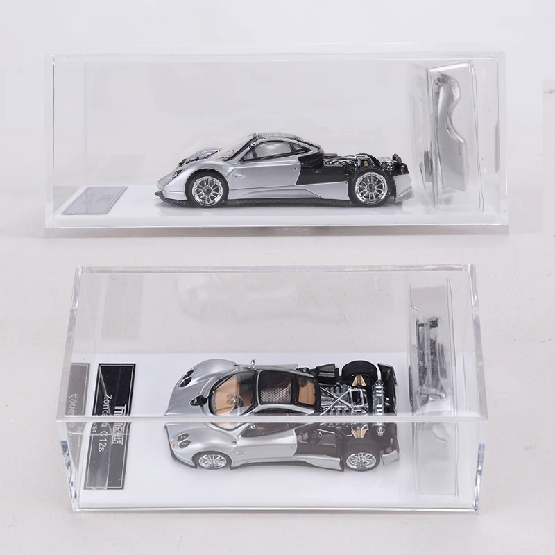 LMF 1:64 Zonda C12s سبيكة نموذج سيارة غطاء المحرك جذب مغناطيسيًا يمكن إزالةها #4