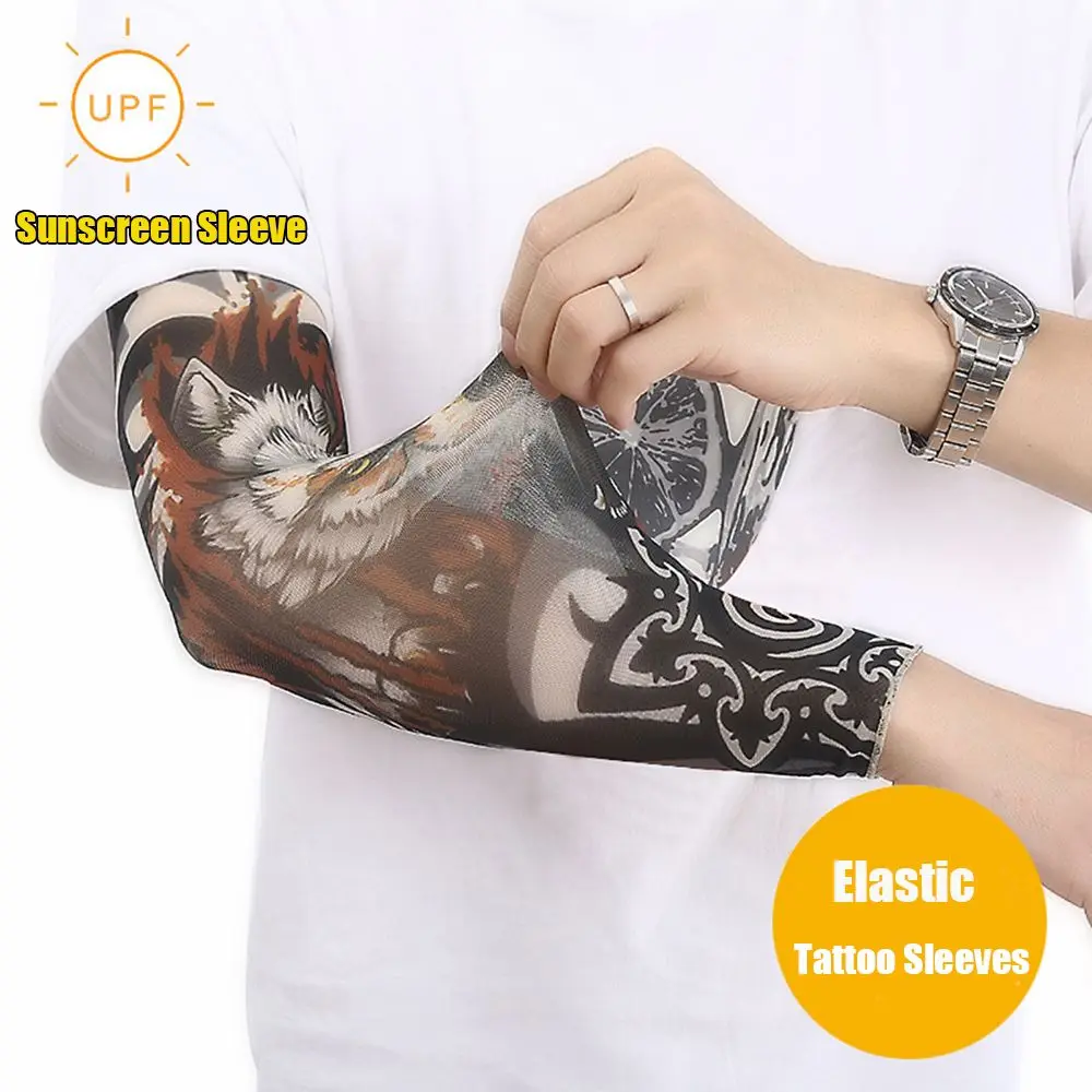 1Pcs New Sportswear Basketball UV Protection Outdoor Sport Sun Protection Flower Arm Sleeves Arm Cover  Arm Sleeves