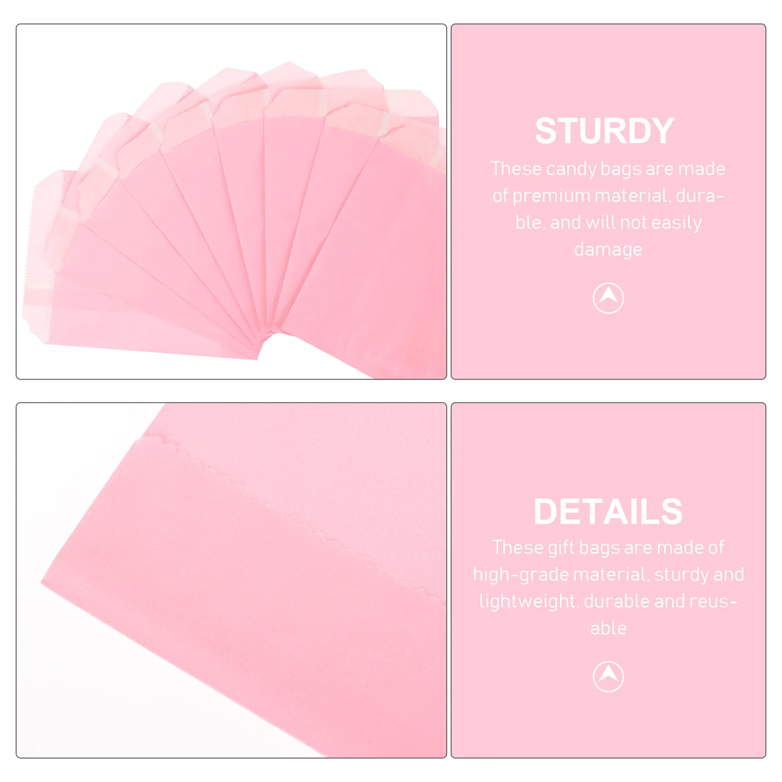 

100Pcs Baking Paper Bags Premium Candy Cookie Donut Packing Party Favor Bags for Snack Storage Paper Sandwich Bag