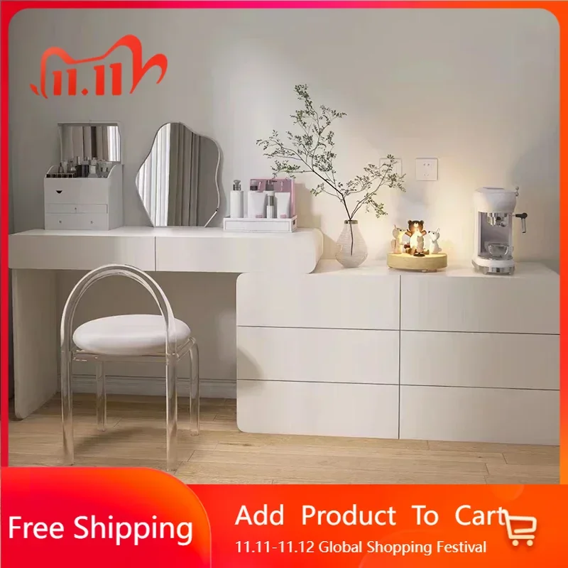 

Hallway Nordic Dressing Table Essentials Villa Aesthetic Cosmetics Minimalist Vanity Table Reception Conference Trendy Furniture